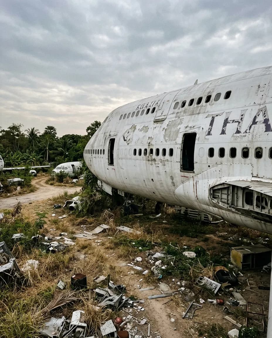 曼谷那栋半熄灯的大楼，风声比人多