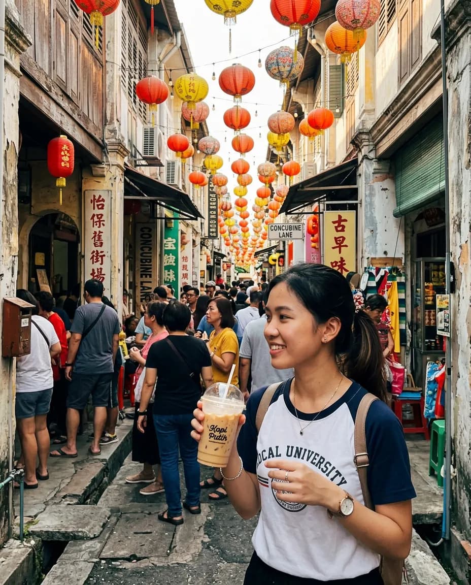 Ipoh on foot = port cantik 😌