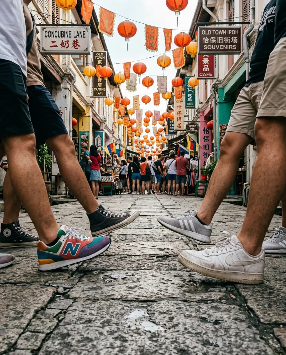 Ipoh on foot = port cantik 😌 4