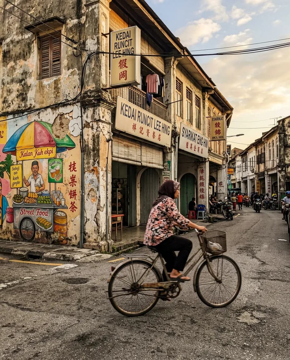 Ipoh on foot = port cantik 😌 3