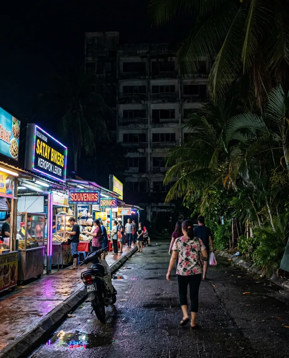 Batu Ferringhi lepas tengah malam